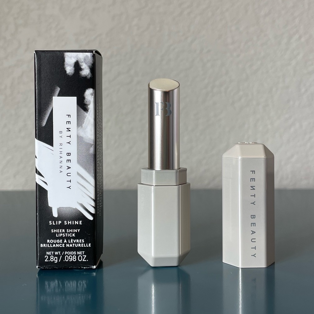Fenty Beauty Slip Shine Sheer Shiny Lipstick (Quartz Candy)